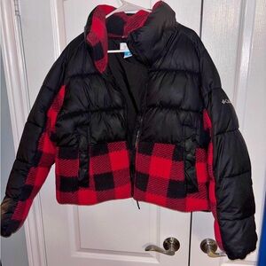 Columbia Red and Black Checkered Jacket